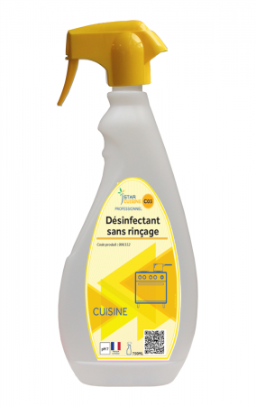 STAR CUISINE DESINFECTANT  SANS RINCAGE VAPO 750 ML