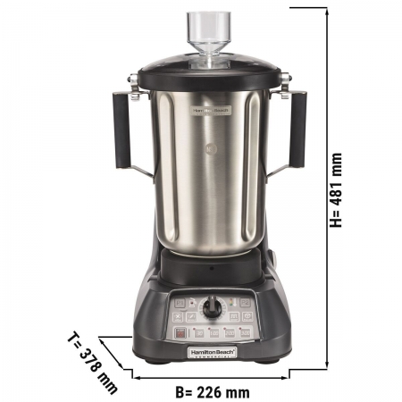 BLENDER CULINAIRE - 1400W AVEC RECIPIENT EN INOX 4L