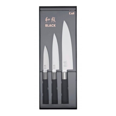 SET 3 COUTEAUX WASABI BLACK 6710P-6715U-6716S