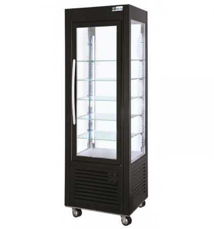 VITRINE BI TEMPERATURE NOIR L60