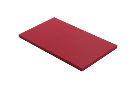 PLANCHE A DECOUPER POLYETHYLENE ROUGE 53X32.5X2CM