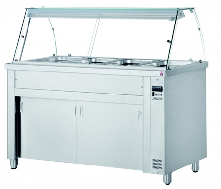 BAIN MARIE SUR PLACARD 4 GN 1/1 INOMAK