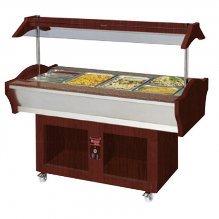 MEUBLE BUFFET CHAUD COLORIS BAMBOU